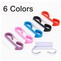 YPYMOD Brosse Ongle,6 Pièces Brosse à Ongles Avec Poignée en Plastique,Brosse de Nettoyage à La Main Pour Nettoyer Les Ongles(Bl