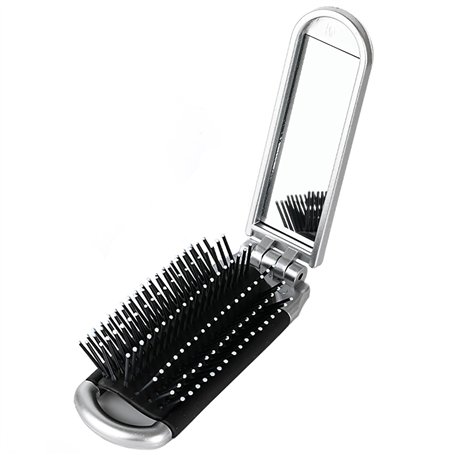 YPYMOD Brosse à Cheveux de Voyage Avec Miroir Pliable
