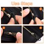 Eupneicu Tirette Fermeture Eclair [12 Pièces], Tirette Fermeture Eclair Remplacement, Métal Zipper Pull Amovible Pour Bagages, V