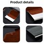 HJYDGJ Lot de 4 porte-cartes de visite fins en acier inoxydable - Porte-cartes de visite - Pour homme et femme - Support pour ca