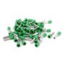 sourcing map 80pcs 6mm2 Embout de Câble Embout de Câblage Cosse à Sertir électrique Fil Sertissage Borne Connecteur Terminal Ver