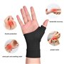 JOOTUEPO Gants de compression thérapeutique pour l'arthrite - Respirant - Gant sans doigts avec gel, Pour soulager les douleurs 