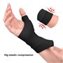 JOOTUEPO Gants de compression thérapeutique pour l'arthrite - Respirant - Gant sans doigts avec gel, Pour soulager les douleurs 
