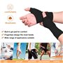 JOOTUEPO Gants de compression thérapeutique pour l'arthrite - Respirant - Gant sans doigts avec gel, Pour soulager les douleurs 