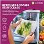 culivac 2 Rouleaux Sous Vide Alimentaire 20x600cm "Professional" pour Appareil de Mise Sous Vide de toutes les marques sous vide