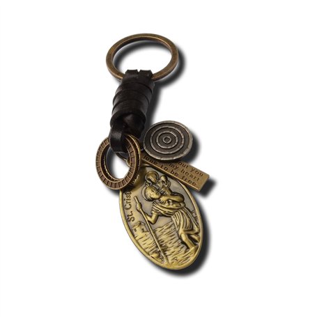 Saint Christophe Porte-clé Saint Mécène des automobilistes