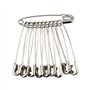 Mr.do Épingles de Sûreté 50 Pièces en 4 Tailles Assorties avec Boîte Finger Guard Argent en Acier Carbone