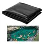 Bâche flexible pour étang à poissons 2 m x 2 m