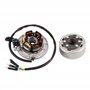 GOOFIT Magneto Stator Kit Rotor w lumière Remplacement pour POW6471 Motobineuse Moteur à Yx 160 CC Pit Dirt Bike Lanceur 150 CC