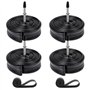 4PCS 35/43-622 Chambres à air 700CX35C/43C FV48mm Valve Kompatible 28 Pouces/700C Chambre à air 28x1.40 28x1.50 28x1.60 700x35C