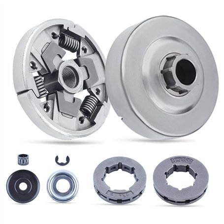 Adéfo Tambour d'embrayage Pignon de Jante Trousse pour Stihl 026 MS260 024 MS240 Tronçonneuse 325-7 325-8 Remplacer Les pièces 1