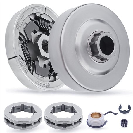 ADEFOL Kit de Pignon et Embrayage pour Tronconneuse STIHL MS441 MS440 MS460 MS362 MS361 044 046