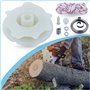 Ressort de poulie de démarreur à Rappel kit pour Poulan PP4218 PP4620AV PPB4018 SM4218AV avec Recoil Spring W/Hub, Corde de dépa