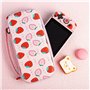 FANPL Pochette coque pour Nintendo Switch, joli ensemble d'accessoires pour Switch avec étui de voyage rigide, coque en TPU soup