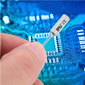 50pcs 10Valeur Oscillateur à cristal de quartz DIP 32.768KHz -24MHz Ensemble assorti d'oscillateurs à quartz en cristal à monter