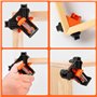 Lot de 4 Presses d'angles de 90 Degrés Serre Joint Menuisier Menuiserie Outillage pour Perçage et Fabrication d'armoires