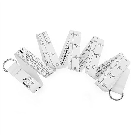 WANGCL Bâton de mesure portable pour cheval - Poids du cheval - Mètre ruban pour mesurer le buste et le poids de l'animal - 2
