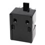 WANGCL Lot de 2 relais de démarrage de compresseur 3 broches 15 Ohm + 2 protecteurs de surcharge de compresseur 1/4 HP pour répa