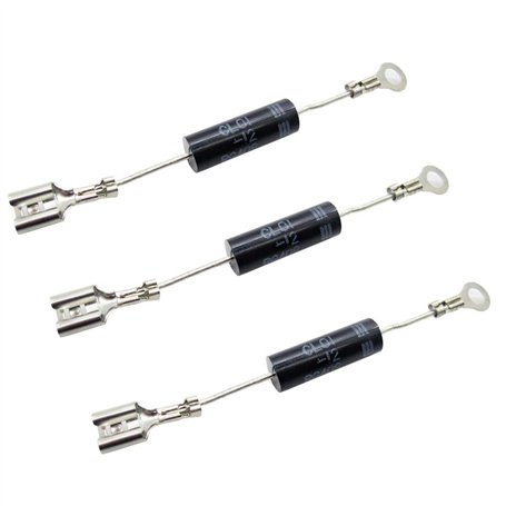 HUABAN CL01-12 Lot de 3 diodes de redressement en silicone haute tension pour four à micro-ondes - 350 mA