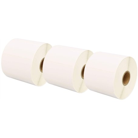 3 Compatibles Rouleaux 72mm x 36mm Étiquettes thermique pour Zebra GK420d GK420t GC420d GX420d GX420t GC420t GX430t GT800 LP2844