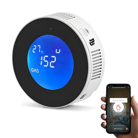 Détecteur de Gaz Connecté WiFi Intelligent