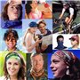 Bandeau Foulard Bandana Echarpe Bandana Casque Multifonction Cache Cou Masque Visage Casquette Moto Vélo Randonnée Sport Anti Po
