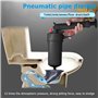 Jadeshay Déboucheur à Pompe, Pistolet Deboucheur Canalisation 12 Bar Haute Pression, Deboucheur WC Air Comprimé avec 4 Ventouses