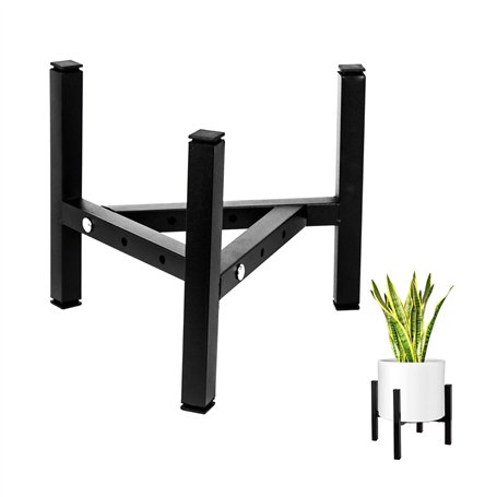 jinminamz Support Pour Plantes Réglable，Pot De Fleurs Porte - Plantes Porte - Fleurs Tabouret En Fer Adapté Pour Les Pots De 20