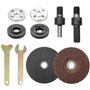 YEYIT Lot de 10 accessoires pour meuleuse d'angle et perceuse manuelle – Tige de connexion