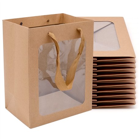 YHSKJCD 10 Pièces Sac en Papier Sac kraft