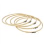 MANCHAP Lot de 10 cercles à broder en bois réglables de 30,5 cm, en bambou pour point de croix