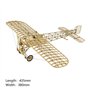 Kit de bricolage en bois Blériot XI modèle d'avion, kits de bois découpés au laser à construire pour adultes, puzzles 3D parfait