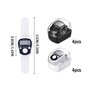 Hitopin 8PCS Compteur de Doigts LED, Compteur Numérique Electronique, Compteur de Doigts Électronique LED, Mini Compteur de Main