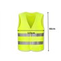 4PCS Jaune Gilet de Sécurité Réfléchissant