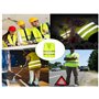 Anlising Gilet de Sécurité, 4PCS Jaune Gilet de Sécurité Réfléchissant, Gilet De Sécurité Haute Visibilité, Gilet Réfléchissant,