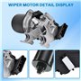 Dixhills Moteur d'essuie-glace avant compatible avec Clio III BR0/1 CR0/1 2005-2014 Grandtour 2008 - Van SB_ SR_ 2005 - Remplace