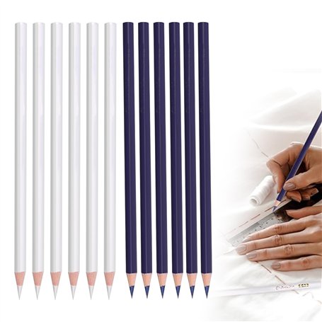 QTTRPCU Lot de 12 crayons à craie de couturière
