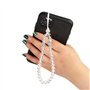 Cordons Courts pour Téléphone Portable,3 Pcs Charme de Téléphone Lanière de Téléphone en Perles Lanière de Perles Chaîne Anti-Pe