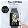 Heioloo 3 Pièces Protection Écran pour Samsung Galaxy fit 3 Verre Trempé avec cadre de positionnement [Sans Bulles] 9H Dureté An