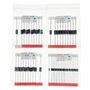 HUAREW 12 valeurs 300 pièces diode de redressement 1N4001 1N4002 1N4004 1N4005 1N4007 1N5404 1N5406 1N5408 Diode Schottky 1N5817