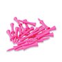 Zivisk Castle Tees 57mm Lot de 100 Tees de Golf en Plastique - Rose