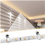 LBING 100 LED Lighting Clips de supports de fixation pour Bande Lumineuse Supports de Fixation Clips LED Strip 10mm Wide Waterpr