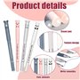 Stylos Encre Gel Effaçable|, 8pcs Stylo Effacable Animaux Stylo Kawaii avec 24 Recharges Stylos Effaçables + 2 Gommes pour Burea
