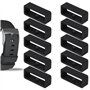 10 Pièces Passant de Montre Silicone pour bracelet 22 mm - Boucle Bracelet Montre Caoutchouc Compatible avec Garmin Forerunner 2