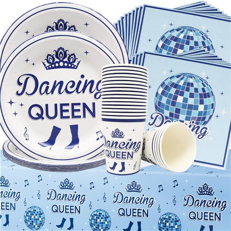Doyomtoy Vaisselle de fête Dancing Queen