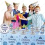 Doyomtoy Vaisselle de fête Dancing Queen,61Pcs Décorations pour la fête de la Reine de la Danse-Assiettes de danse Gobelets en p