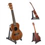 Support de Guitare Universel – Stand de Guitare en A, Pliable et Antidérapant pour Guitare Acoustique, Électrique, Basse et Ukul