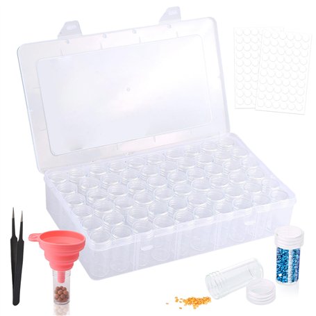 60 Grilles Diamond Painting Accessoires Boite de Rangement