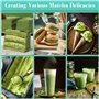 Matcha Kit 5 pièces Matcha set - comprenant un fouet en bambou une cuillère un tamis un bol à Matcha de 500 ml et un support pou