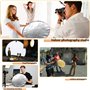 Réflecteur 5 en 1 - Réflecteur Pliable Multifonction 60cm - Tissu de Haute Qualité - Offre Une Lumière Uniforme et Une Réflexion